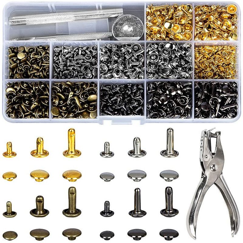 Rivet Setter Tool - Rivetti a doppio cappuccio in metallo
