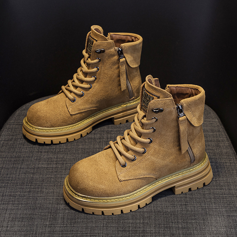 Youtube Leatherwork - Stivaletti corti in pelle smerigliata 2025
