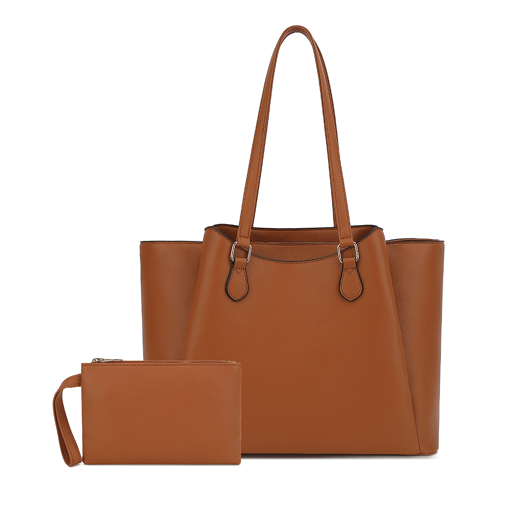 Leather Work Bag Laptop - Borsa Tote da Donna, Grande Borsa
