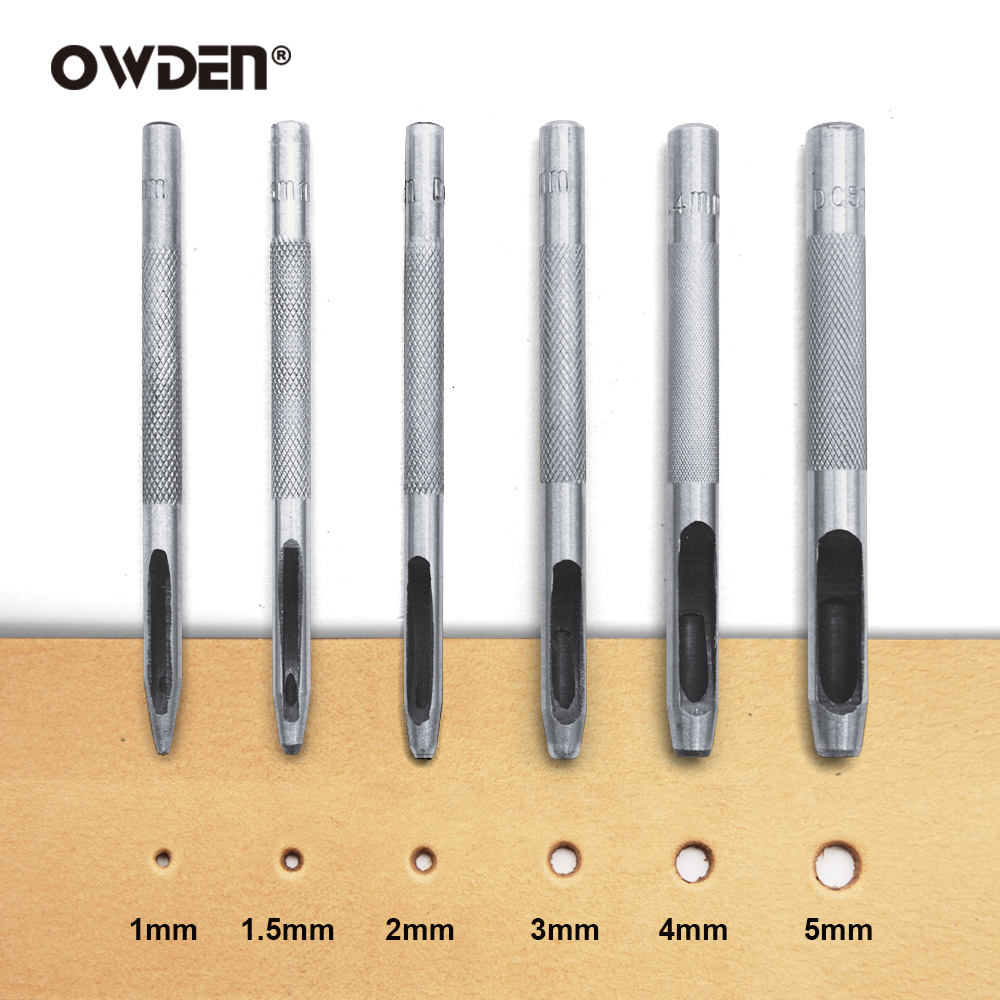 Rivet Setter Tool - 6 pezzi di strumenti per punzonatura