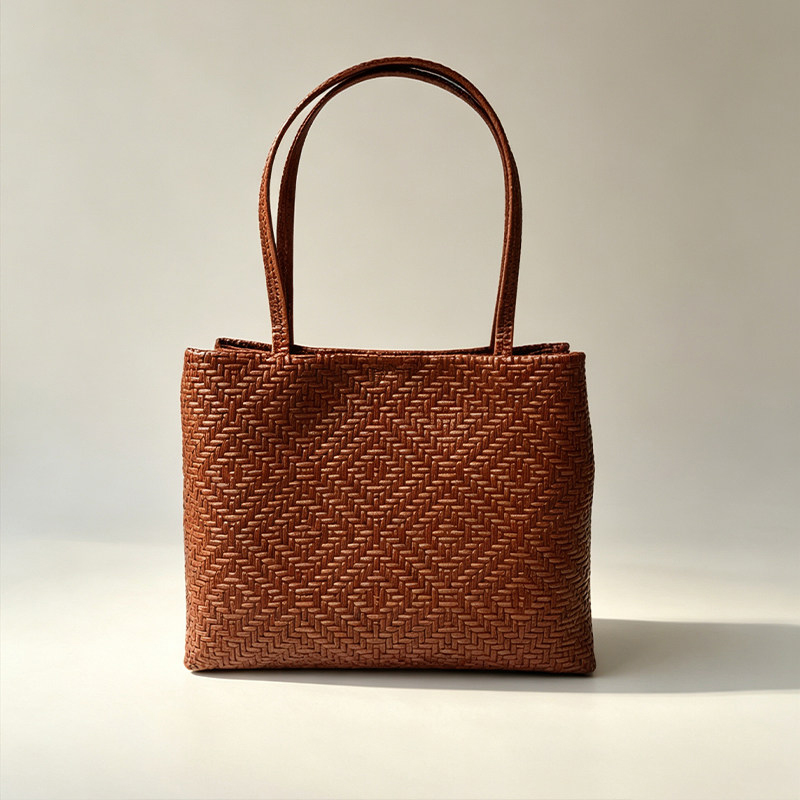 Leather Workshop - Borsa Tote Mendy in Vera Pelle