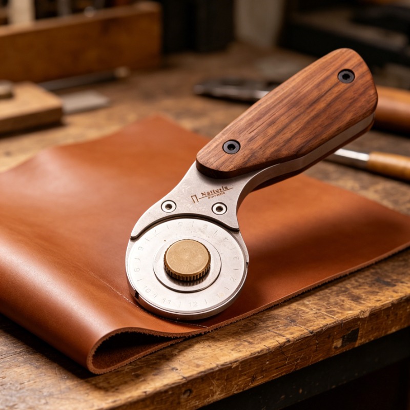 Leatherwork Roller - Taglierina Rotante Interamente in Metallo con