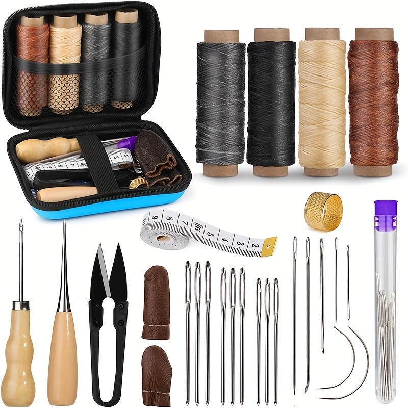 Leatherwork Kit - Kit per Cucire la Pelle, Kit