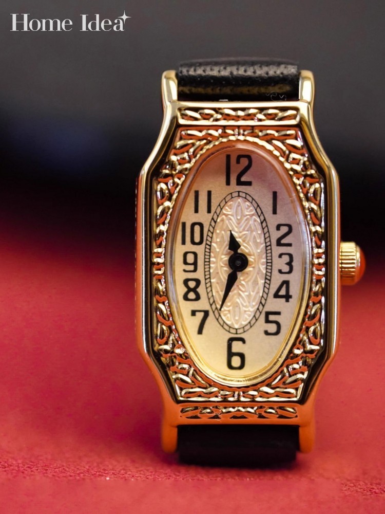 Leatherwork Ideas - Orologio Vintage da Donna con Quadrante