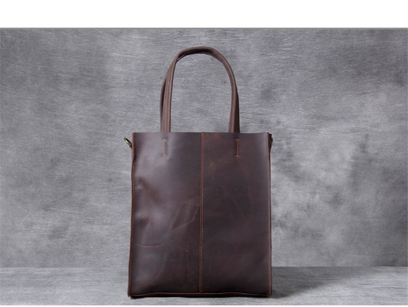 Borsa tote a mano da uomo vint - Leather Work Bag Laptop recensione e prezzo