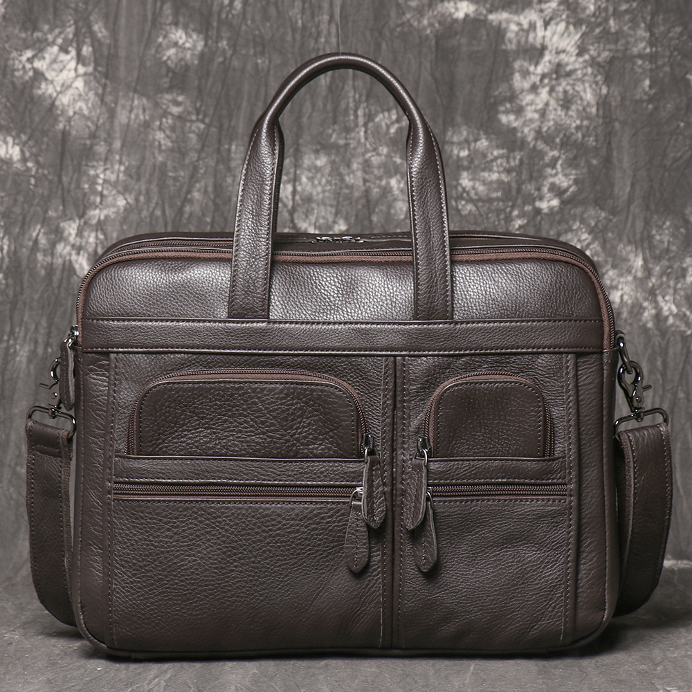 Borsa da Lavoro in Vera Pelle  - Leather Work Bag Laptop recensione e prezzo