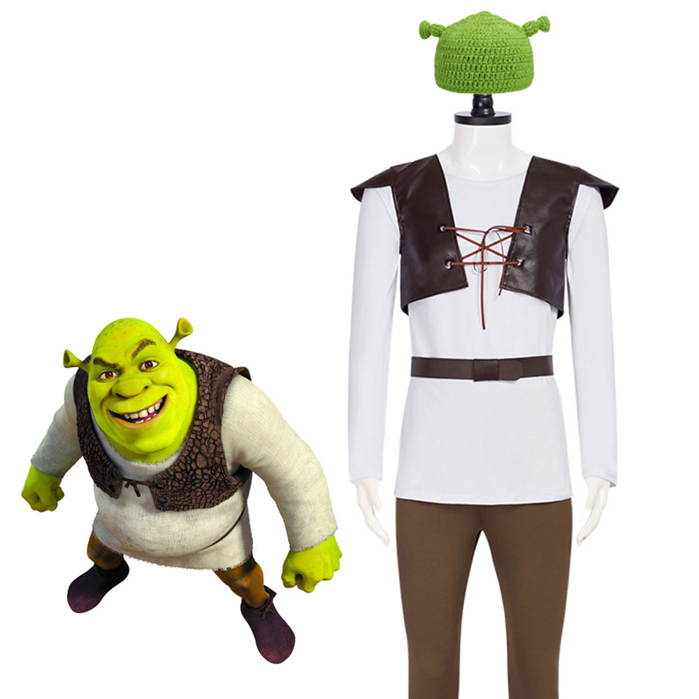Shrek Costumi Cosplay Cappello - Leather Work Pants recensione e prezzo