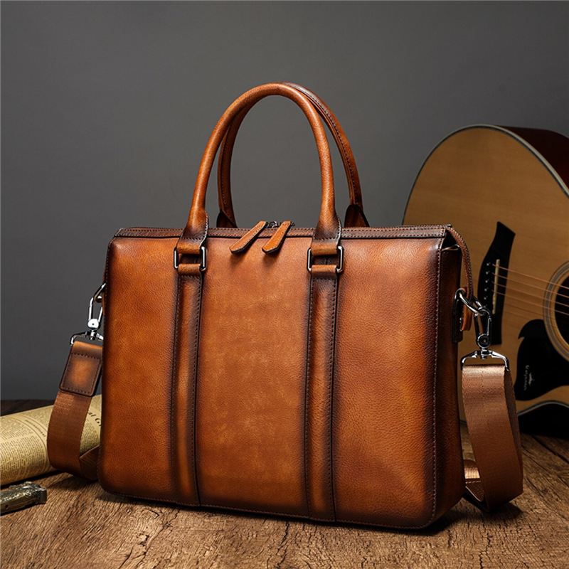 Borsa da lavoro in pelle di al - Leather Work Bag Laptop recensione e prezzo