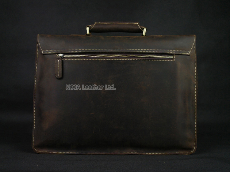 Vintage Crazy Horse valigetta  - Leather Work Bag Laptop recensione e prezzo