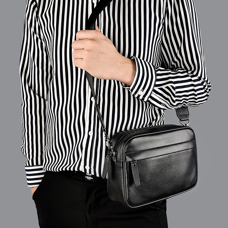 Borsa a Tracolla da Uomo in Ve - Leather Work Bag Laptop recensione e prezzo