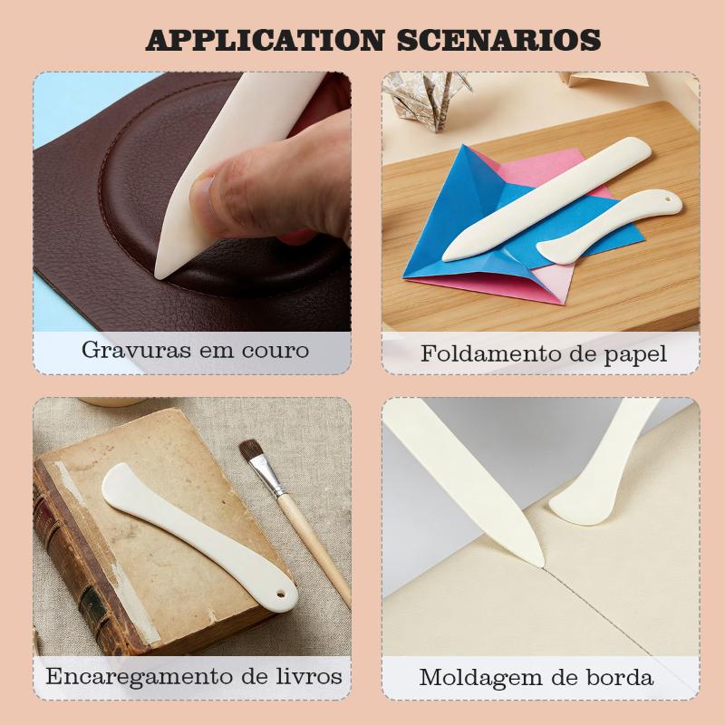 Set di 2 piegatrici in osso pe - Leather Workshop recensione e prezzo