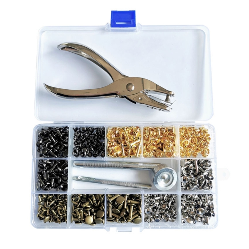 180set rivetti in pelle 6mm/8m - Rivet Setter Tool recensione e prezzo