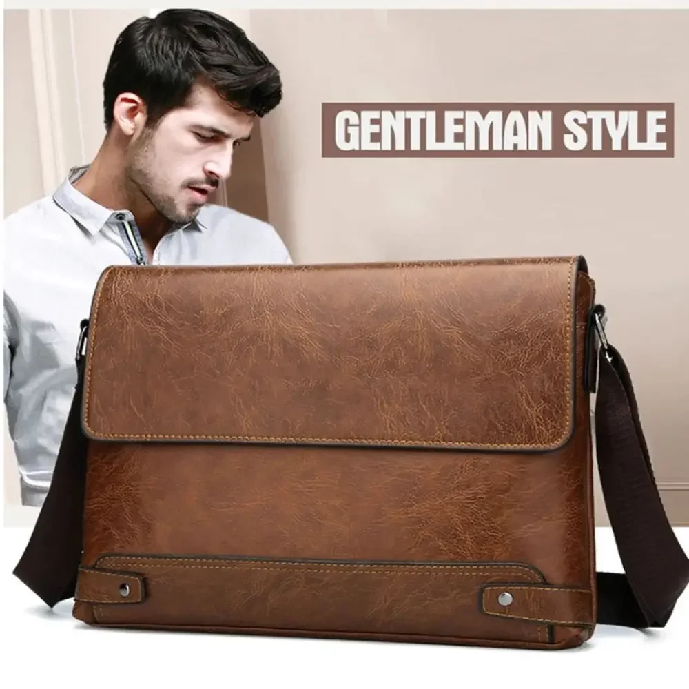 Valigetta da uomo in pelle PU  - Leather Work Bag Laptop recensione e prezzo