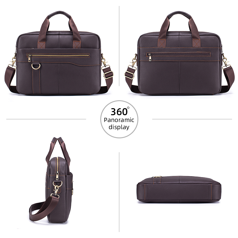 Borsa da Lavoro Vintage in Ver - Leather Work Bag Laptop recensione e prezzo