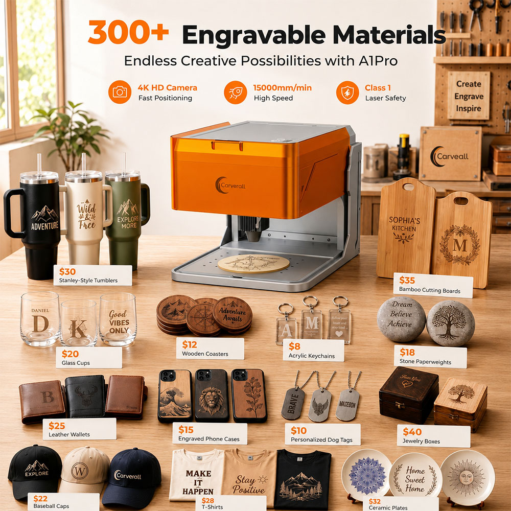 Carverall A1PRO Incisore Laser - Leatherworking Equipment recensione e prezzo