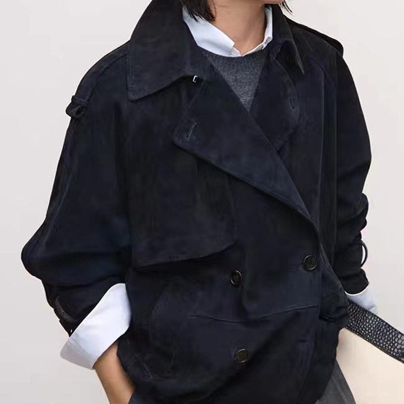 Giacca in vera pelle scamoscia - Leather Work Jacket Women'S recensione e prezzo