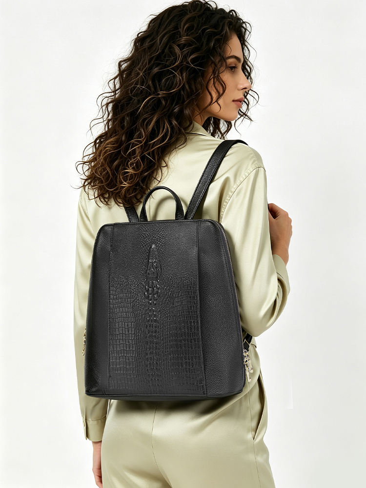 Zency Zaino da donna in pelle  - Leather Work Bag Laptop recensione e prezzo